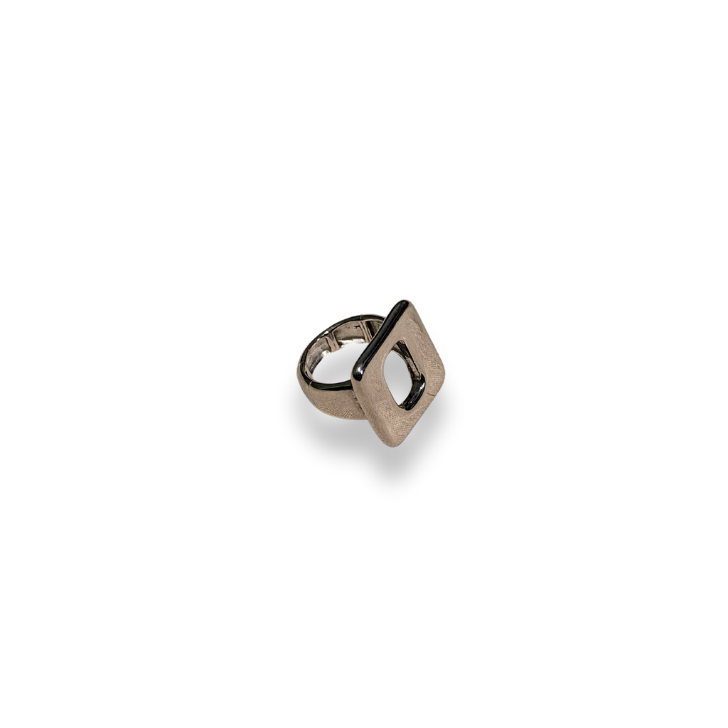 Anillo Herradura Plateada