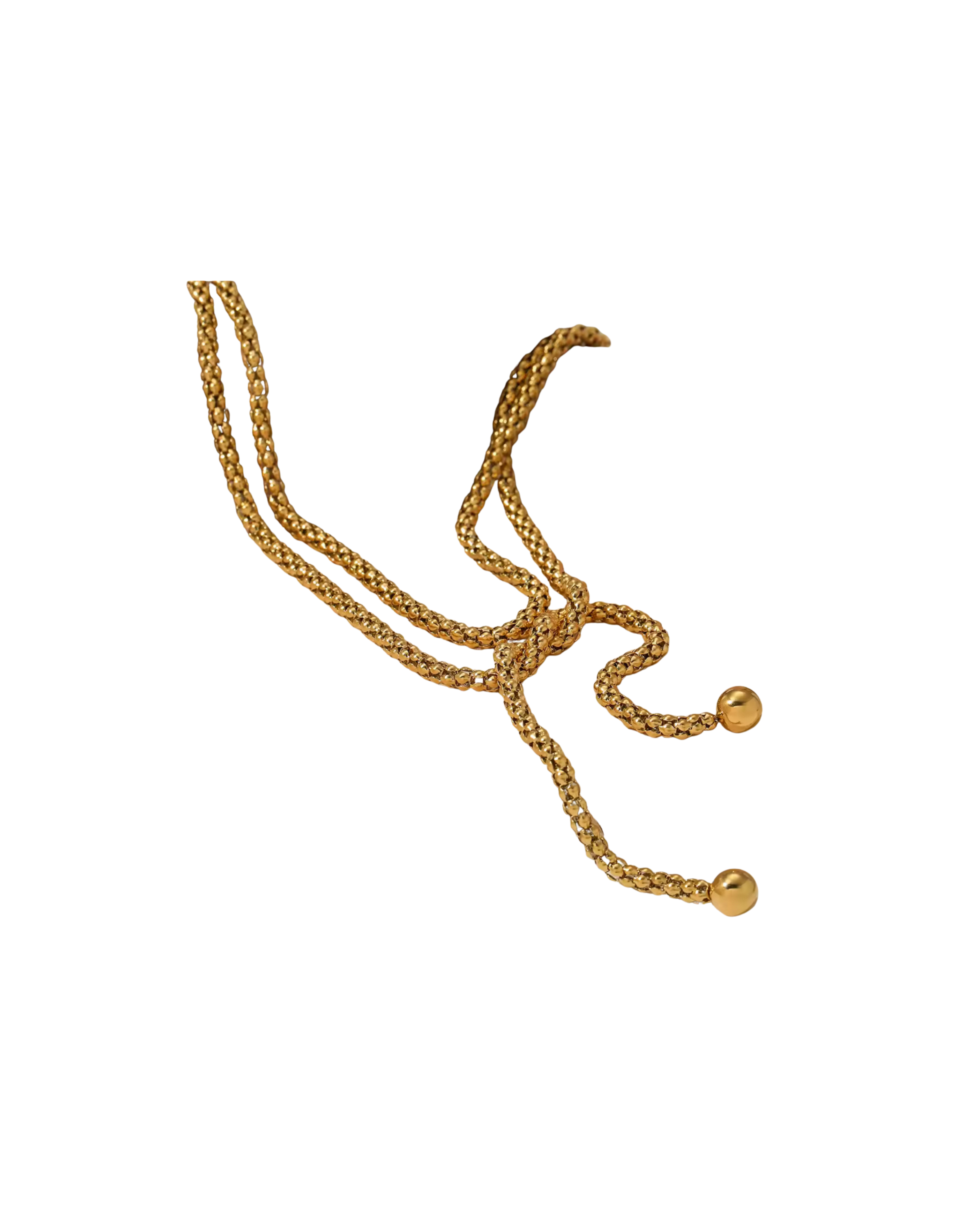 Collar Corbatin Dorado