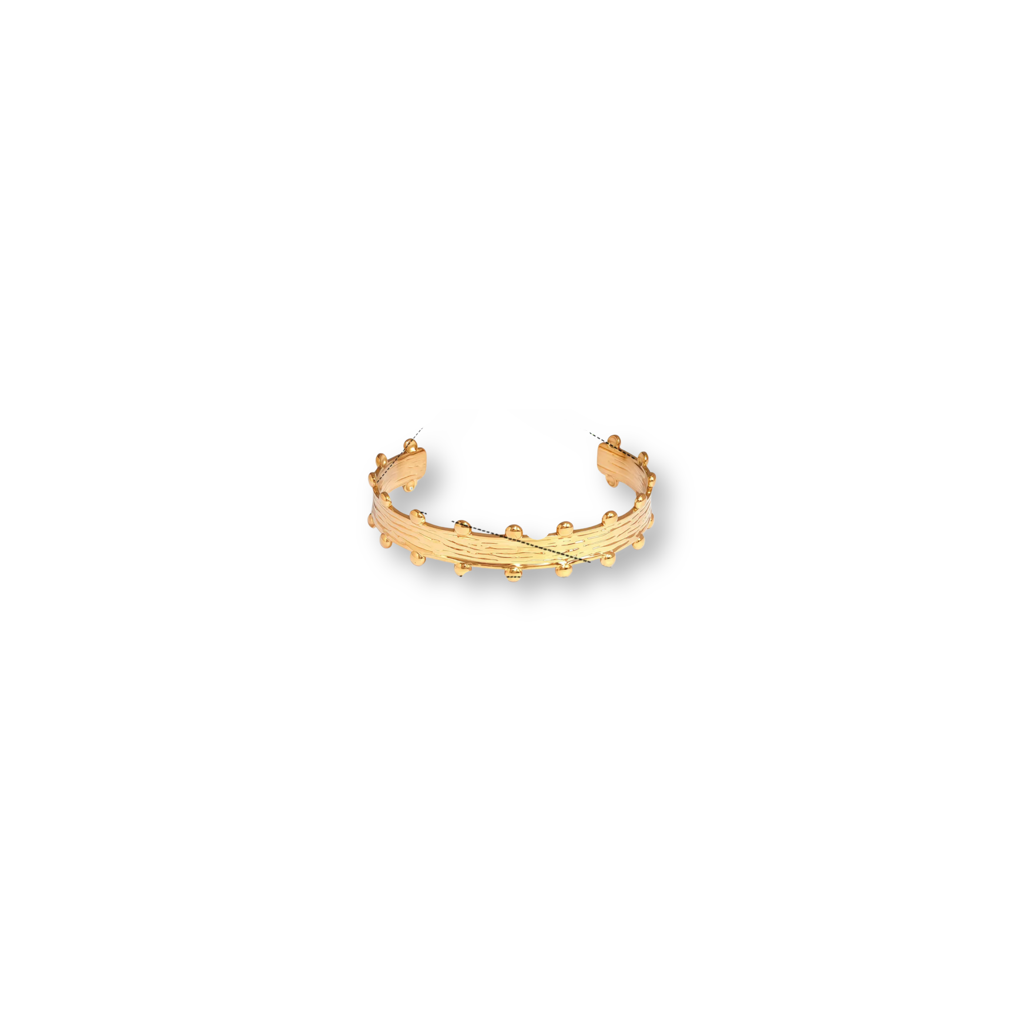 Brazalete Grecia Dorado
