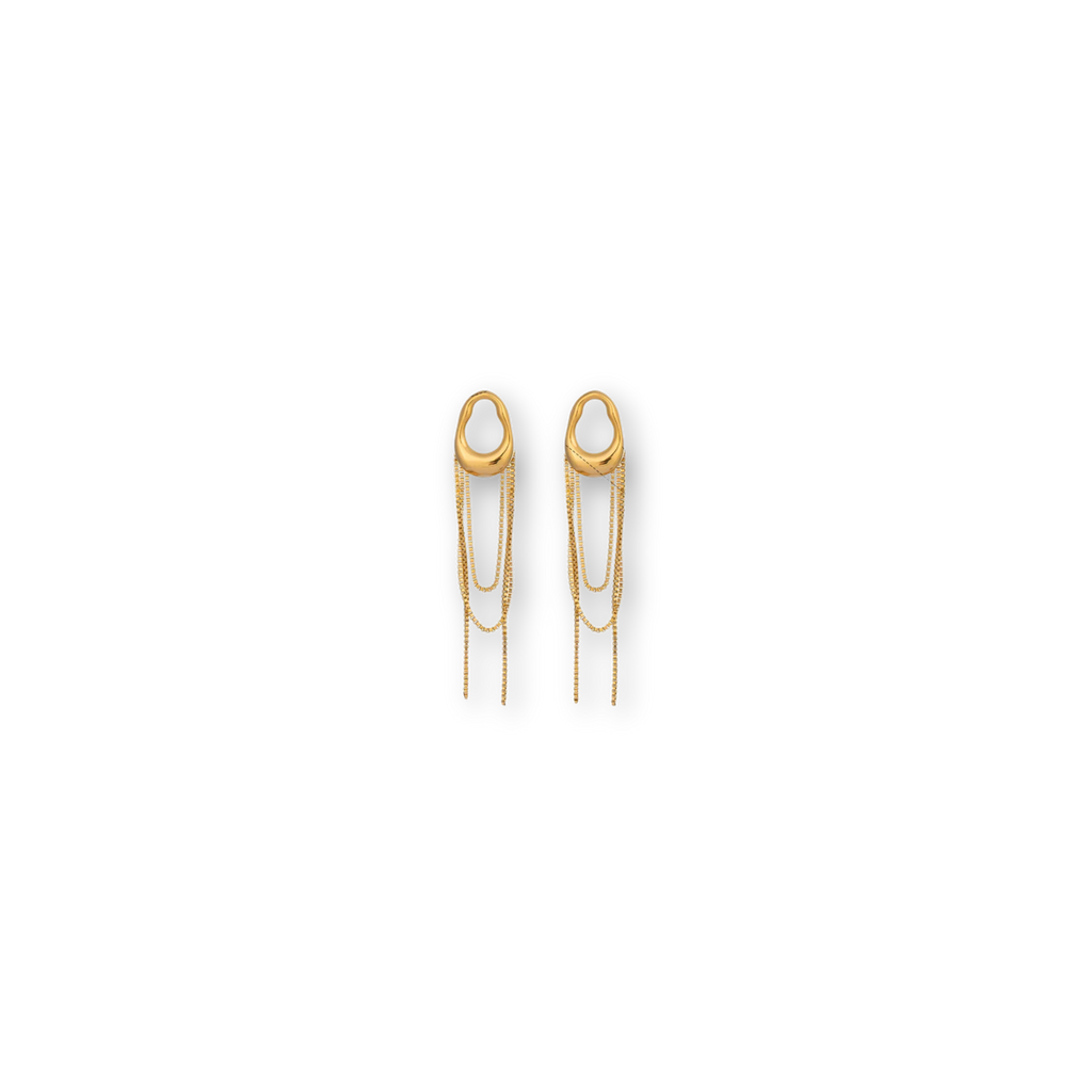 Aretes Renee Dorados